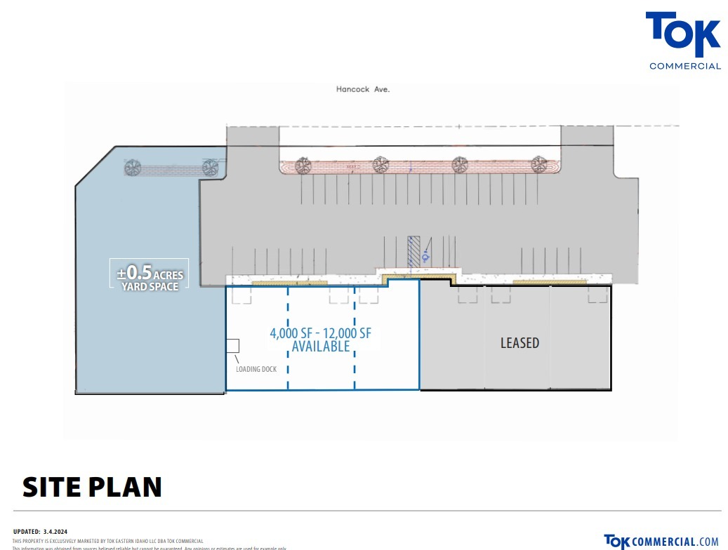 5354 Hancock Ave, Idaho Falls, ID for lease Floor Plan- Image 1 of 1