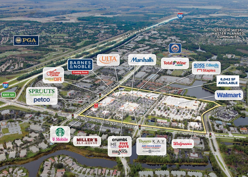1801 St. Lucie West Blvd, Port Saint Lucie, FL for lease - Aerial - Image 2 of 10