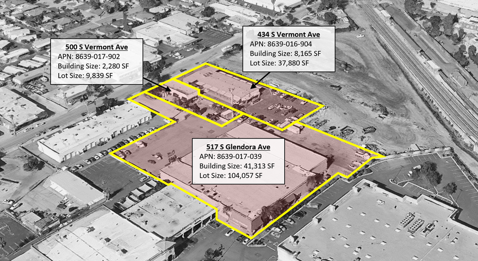 Glendora Large Scale TOD Opportunity portfolio of 3 properties for sale on LoopNet.com - Aerial - Image 1 of 9