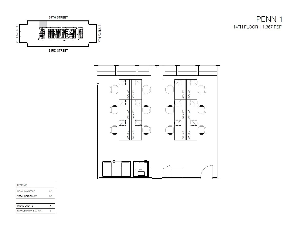 PENN 1, New York, NY for lease Floor Plan- Image 1 of 1