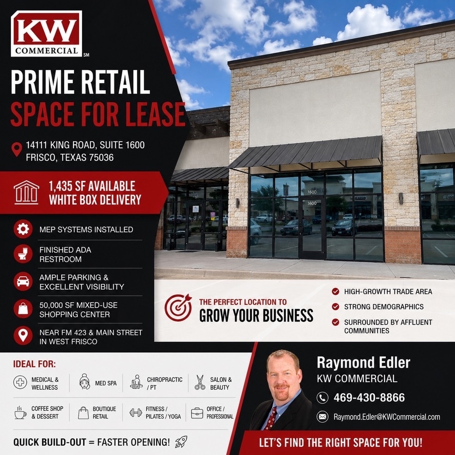 14111 King Rd, Frisco, TX for lease Building Photo- Image 1 of 7