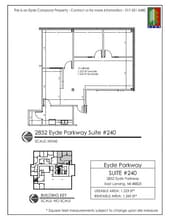 2852 Eyde Pky, East Lansing, MI for lease Floor Plan- Image 1 of 1