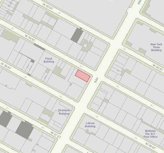 589 Eighth Ave, New York, NY for lease - Plat Map - Image 2 of 64