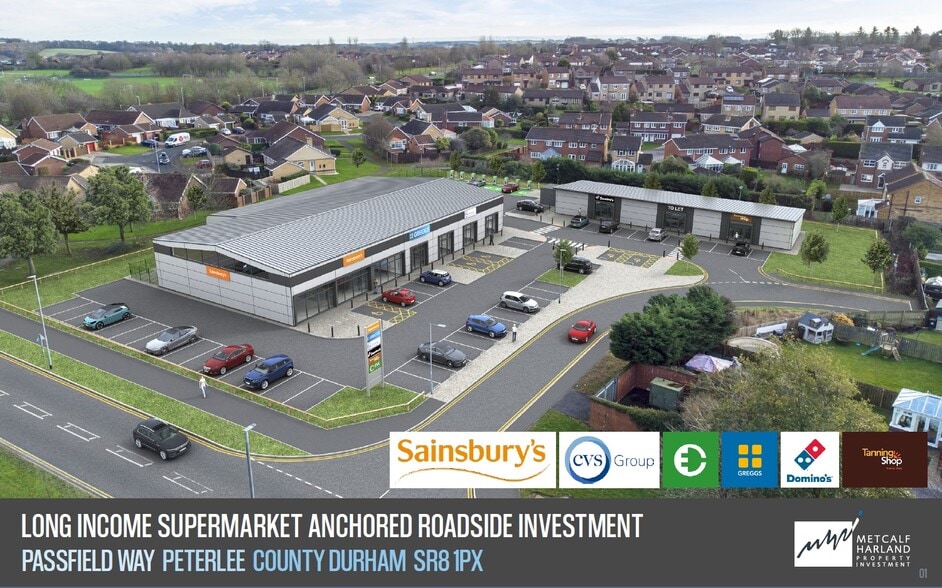 Passfield Way, Peterlee for sale - Building Photo - Image 1 of 1
