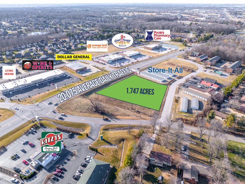 4338 Gateway Dr, Owensboro, KY for lease - Aerial - Image 3 of 4