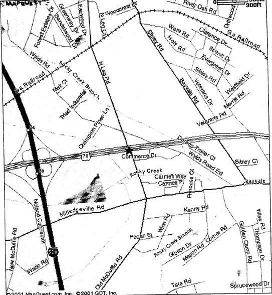 2066 Gordon Hwy & N. Leg Rd, Augusta, GA for sale - Plat Map - Image 1 of 1