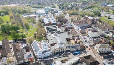 Castle Pl, Trowbridge, WIL - aerial  map view