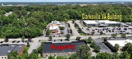 781 Weatherly Dr, Clarksville, TN - AERIAL map view