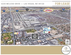 6220 McLeod Dr, Las Vegas, NV - AERIAL map view