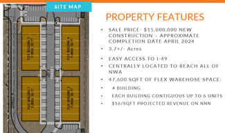 More details for Lowell Commerce Park Ave, Lowell, AR - Specialty for Sale