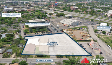 6014 Cameron Rd, Austin, TX - aerial  map view