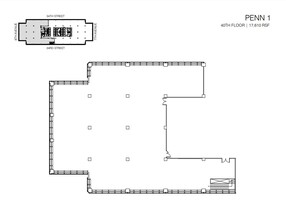 PENN 1, New York, NY for lease Floor Plan- Image 1 of 2