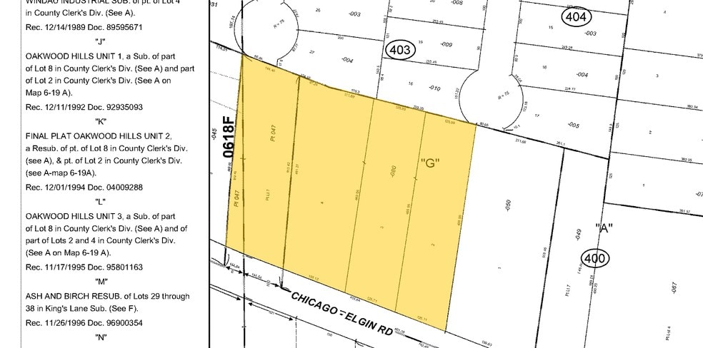 1010 E Chicago St, Elgin, IL for sale - Plat Map - Image 2 of 4