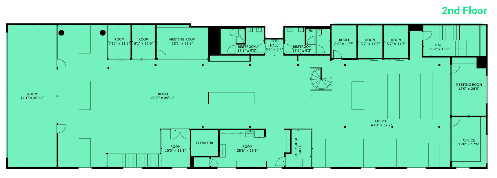 1420 Locust St, Des Moines, IA for lease Floor Plan- Image 1 of 1