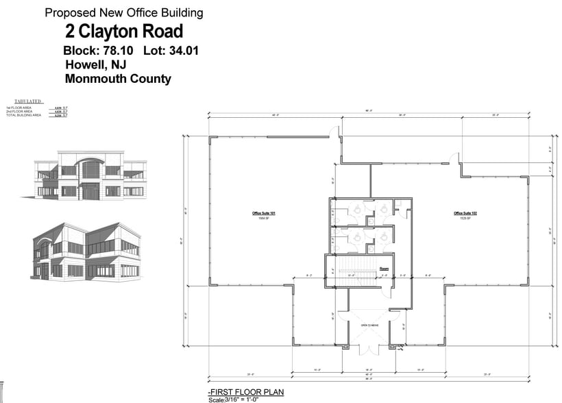 2 Clayton Rd, Howell, NJ for sale - Floor Plan - Image 2 of 4