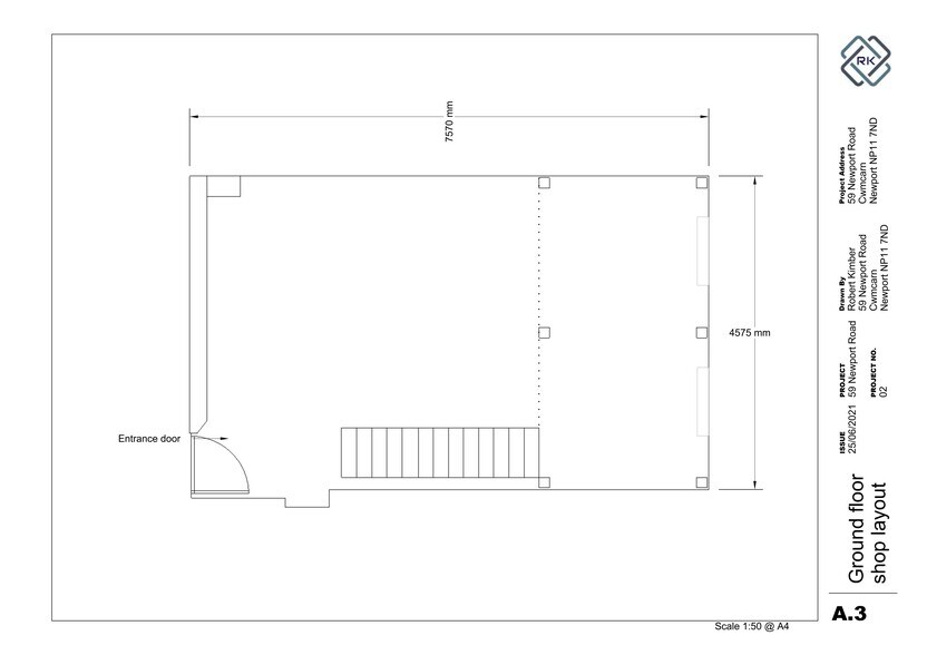 59 Newport Rd, Cwmcarn for lease - Site Plan - Image 1 of 6