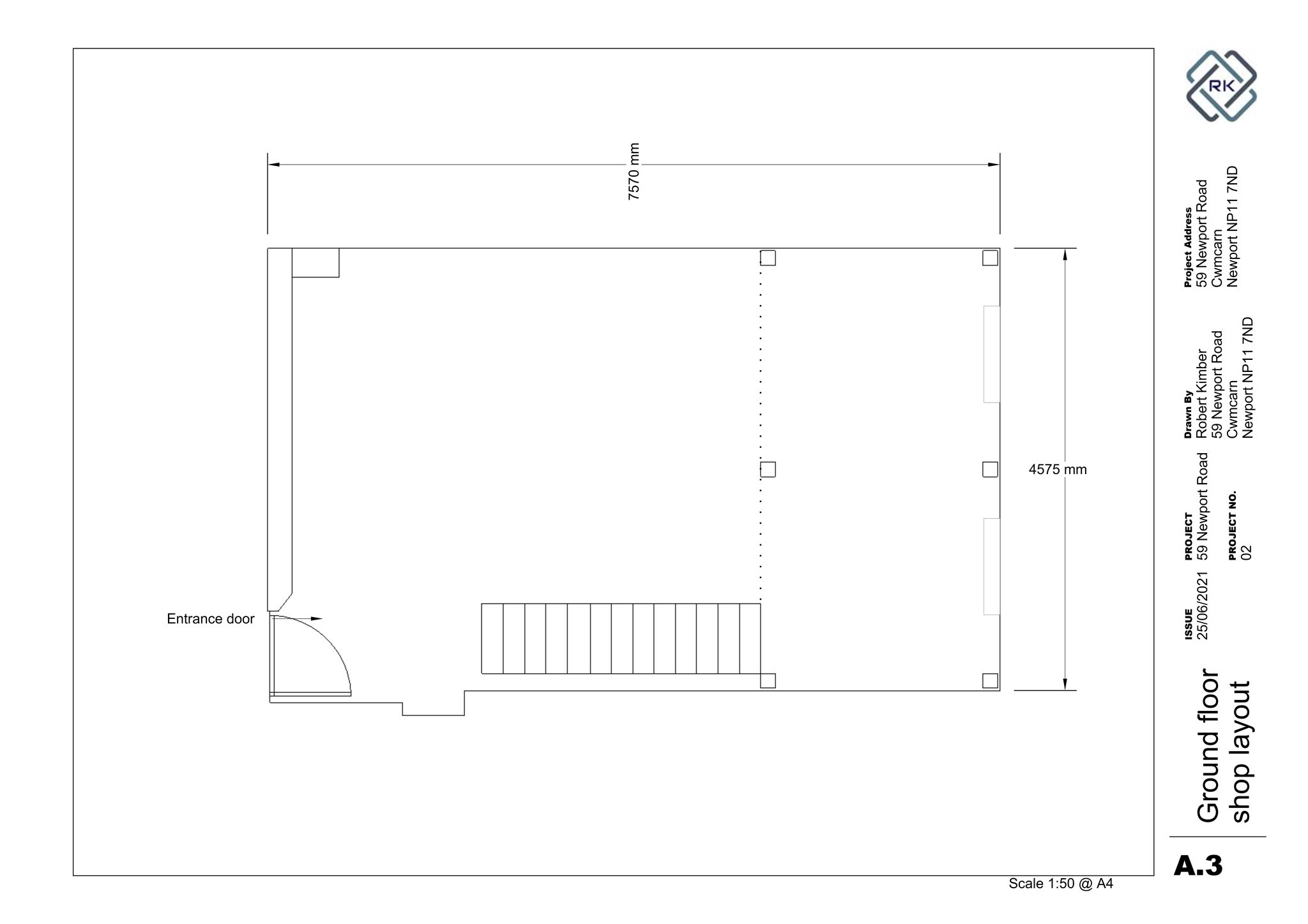 59 Newport Rd, Cwmcarn for lease Site Plan- Image 1 of 7