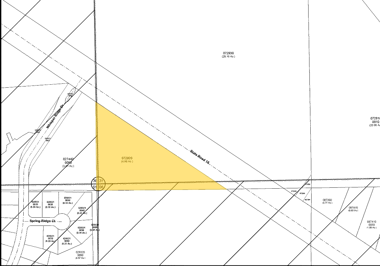 State Route 16, Saint Augustine, FL for sale Plat Map- Image 1 of 2