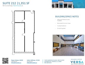 161 S Lincolnway, North Aurora, IL for lease Floor Plan- Image 1 of 2