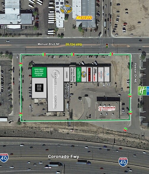 2400-2452 Menaul Blvd, Albuquerque, NM for lease - Building Photo - Image 2 of 7
