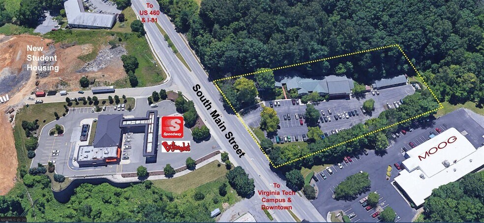 2206 S Main St, Blacksburg, VA for sale - Aerial - Image 2 of 4