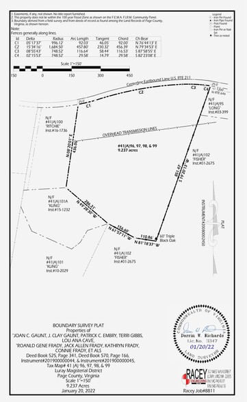 1819 US Highway 211 W, Luray, VA for sale - Site Plan - Image 1 of 1