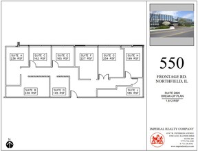 540-550 W Frontage Rd, Northfield, IL for lease Floor Plan- Image 1 of 6