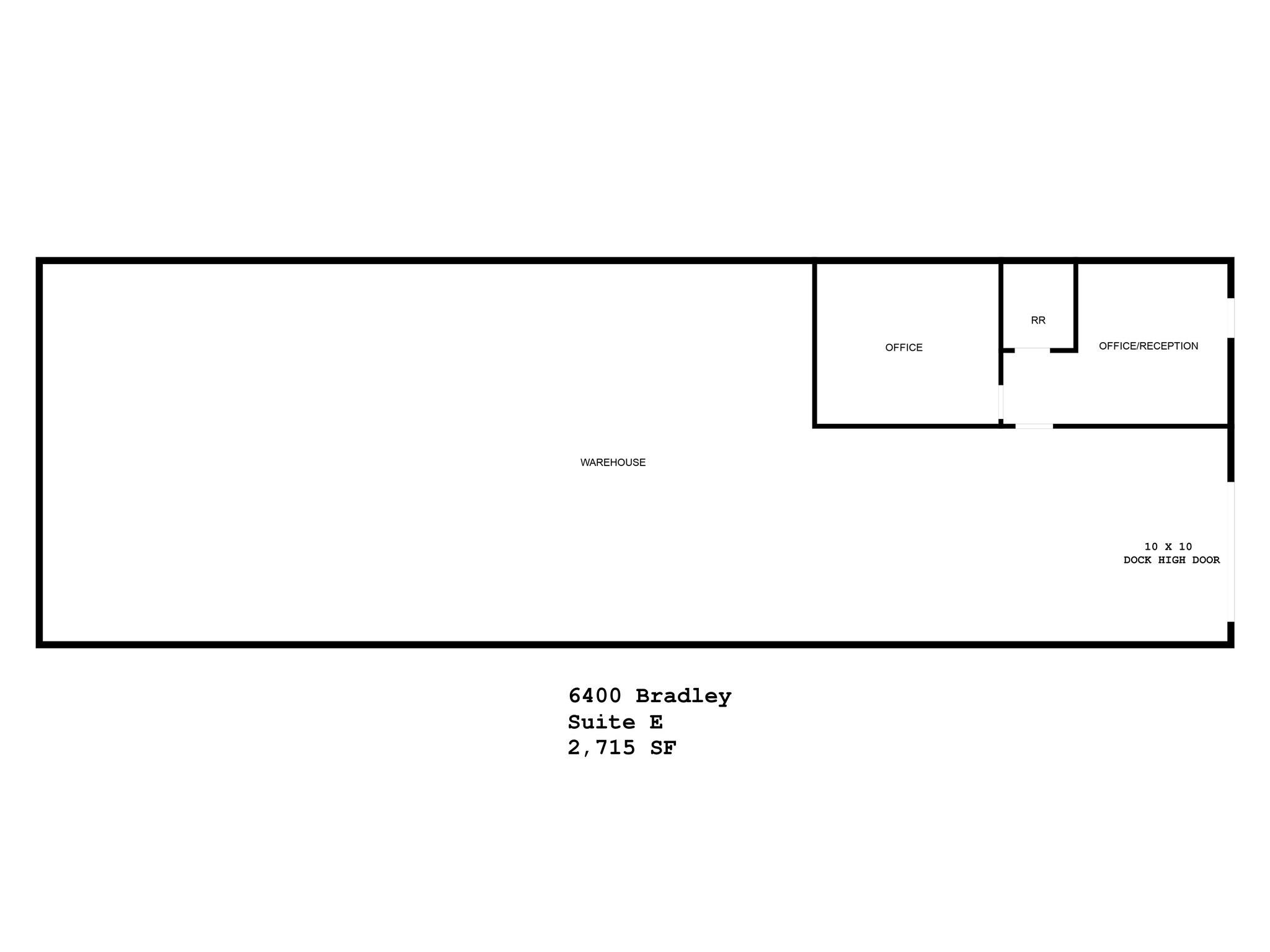 6400 Bradley Dr, Haltom City, TX for lease Floor Plan- Image 1 of 2