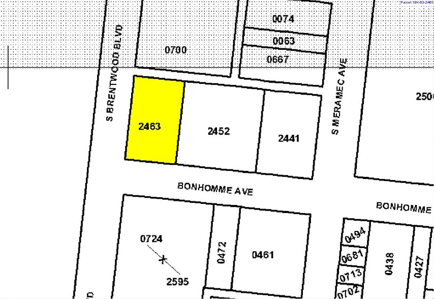 8025 Bonhomme Ave, Clayton, MO for lease - Plat Map - Image 2 of 21