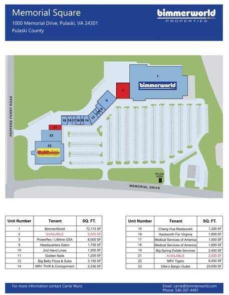 1000-1088 Memorial Dr, Pulaski, VA for lease - Other - Image 2 of 9