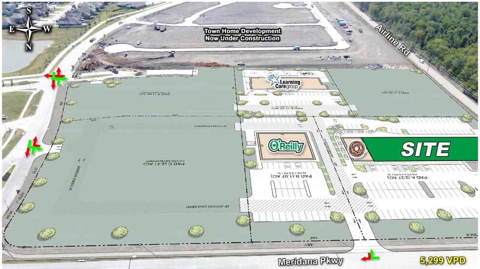 10140 Crystal View Dr, Arcola, TX for lease - Site Plan - Image 3 of 4