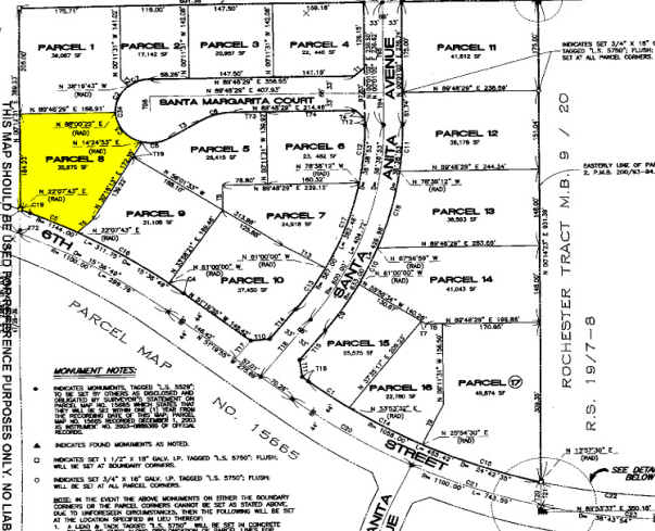 12120 6th St, Rancho Cucamonga, CA for sale - Plat Map - Image 3 of 13