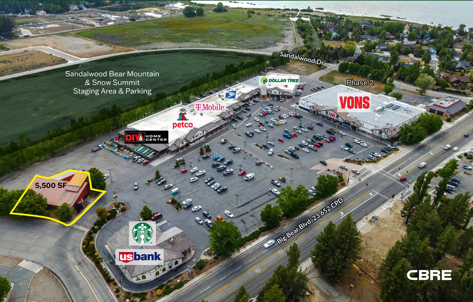 42170 Big Bear Blvd, Big Bear Lake, CA for lease - Aerial - Image 2 of 10