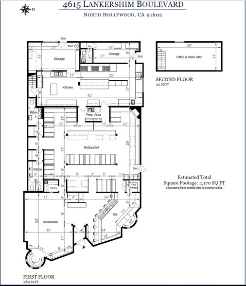 4615 Lankershim Blvd, North Hollywood, CA for sale - Floor Plan - Image 1 of 1