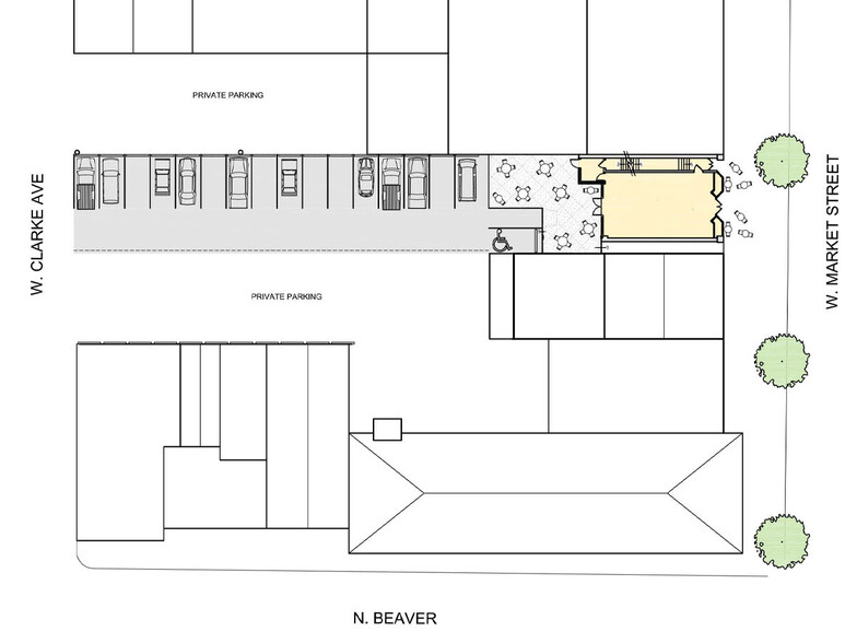 43-45 W Market St, York, PA for lease - Floor Plan - Image 2 of 4