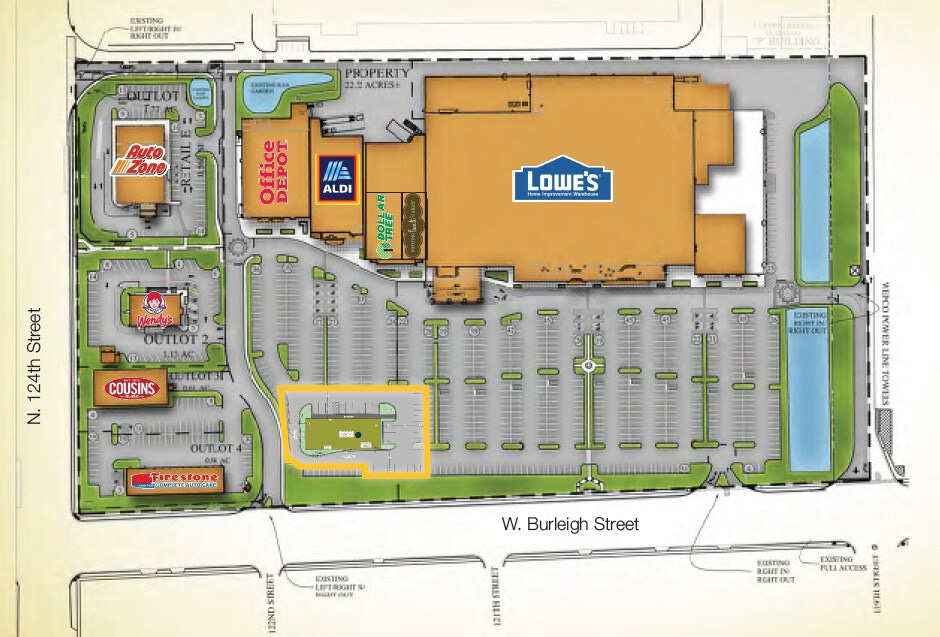 W. Burleigh St. & N. 124th St, Milwaukee, WI for lease Site Plan- Image 1 of 2