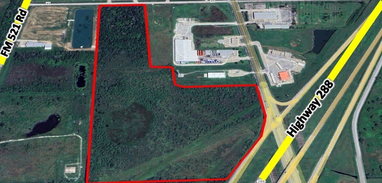 Highway 288B & FM 521, Angleton, TX for lease Primary Photo- Image 1 of 2