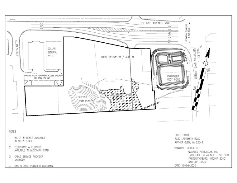 7330 Ladysmith Rd, Ruther Glen, VA for sale - Plat Map - Image 2 of 3