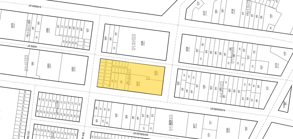 1813-1853 N Howard St, Philadelphia, PA for sale - Plat Map - Image 1 of 1