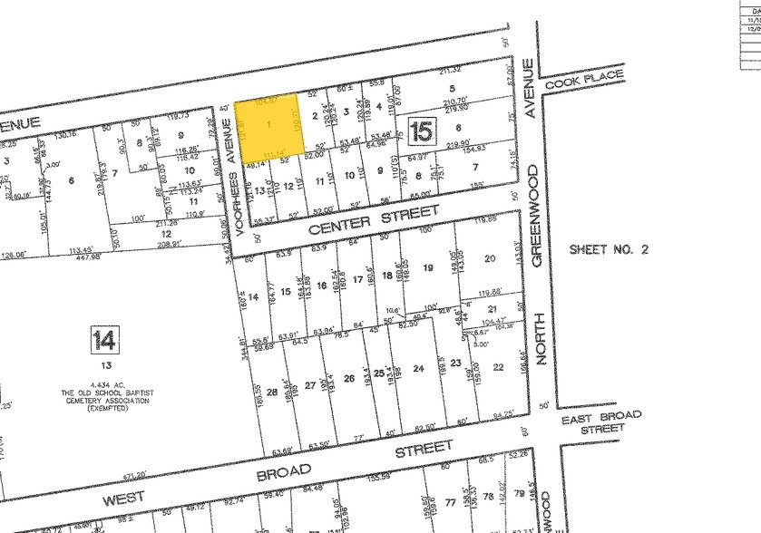 17-19 Model Ave, Hopewell, NJ for sale - Plat Map - Image 1 of 1