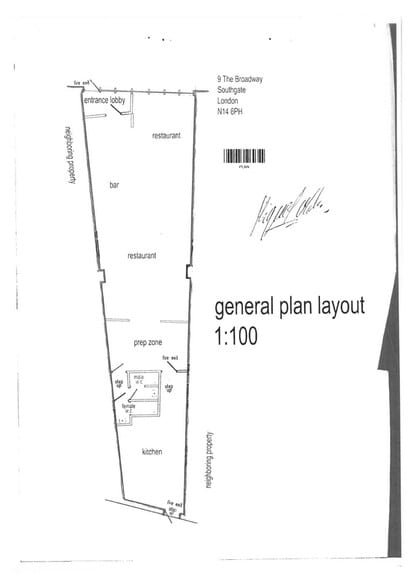 9 Broadway Para, London for lease - Floor Plan - Image 3 of 3