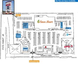 820-940 W Henderson Ave, Porterville, CA for lease Site Plan- Image 1 of 1