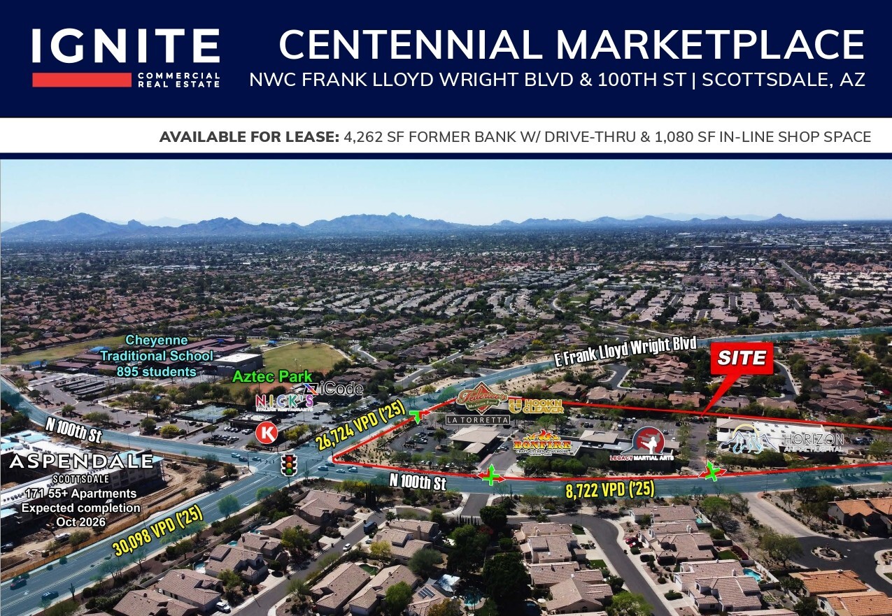 14144 N 100th St, Scottsdale, AZ for lease Aerial- Image 1 of 10