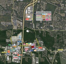 10623 Colonel Glenn Rd, Little Rock, AR - AERIAL  map view