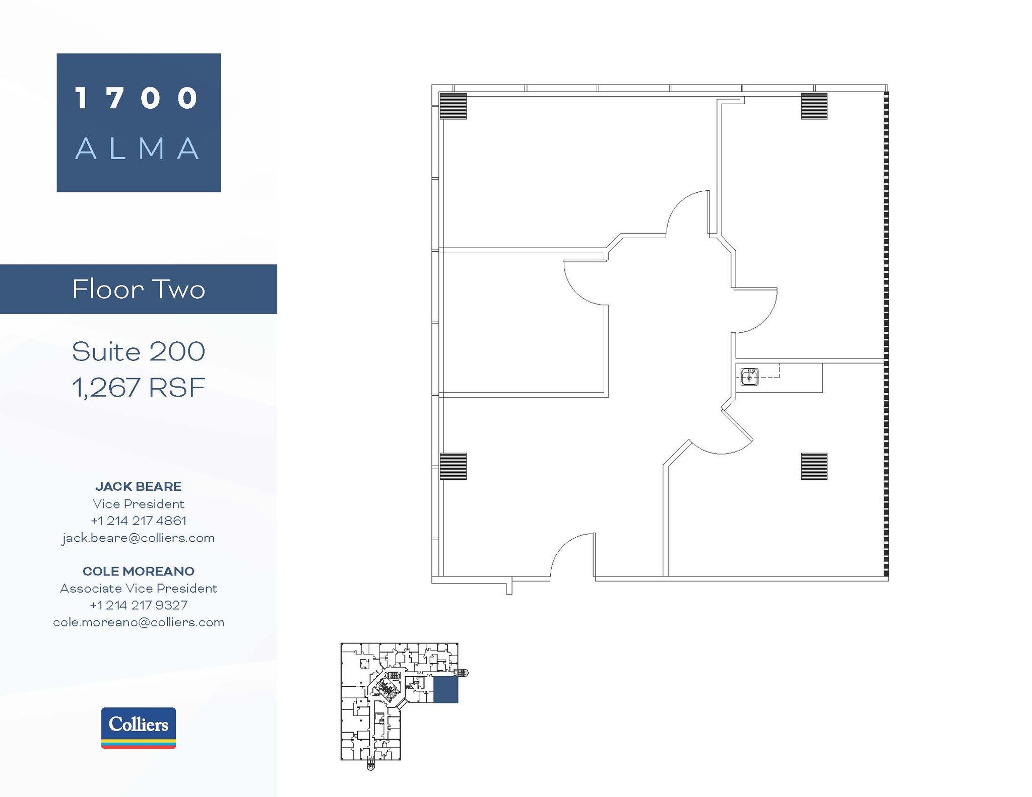 1700 Alma Dr, Plano, TX for lease Floor Plan- Image 1 of 1