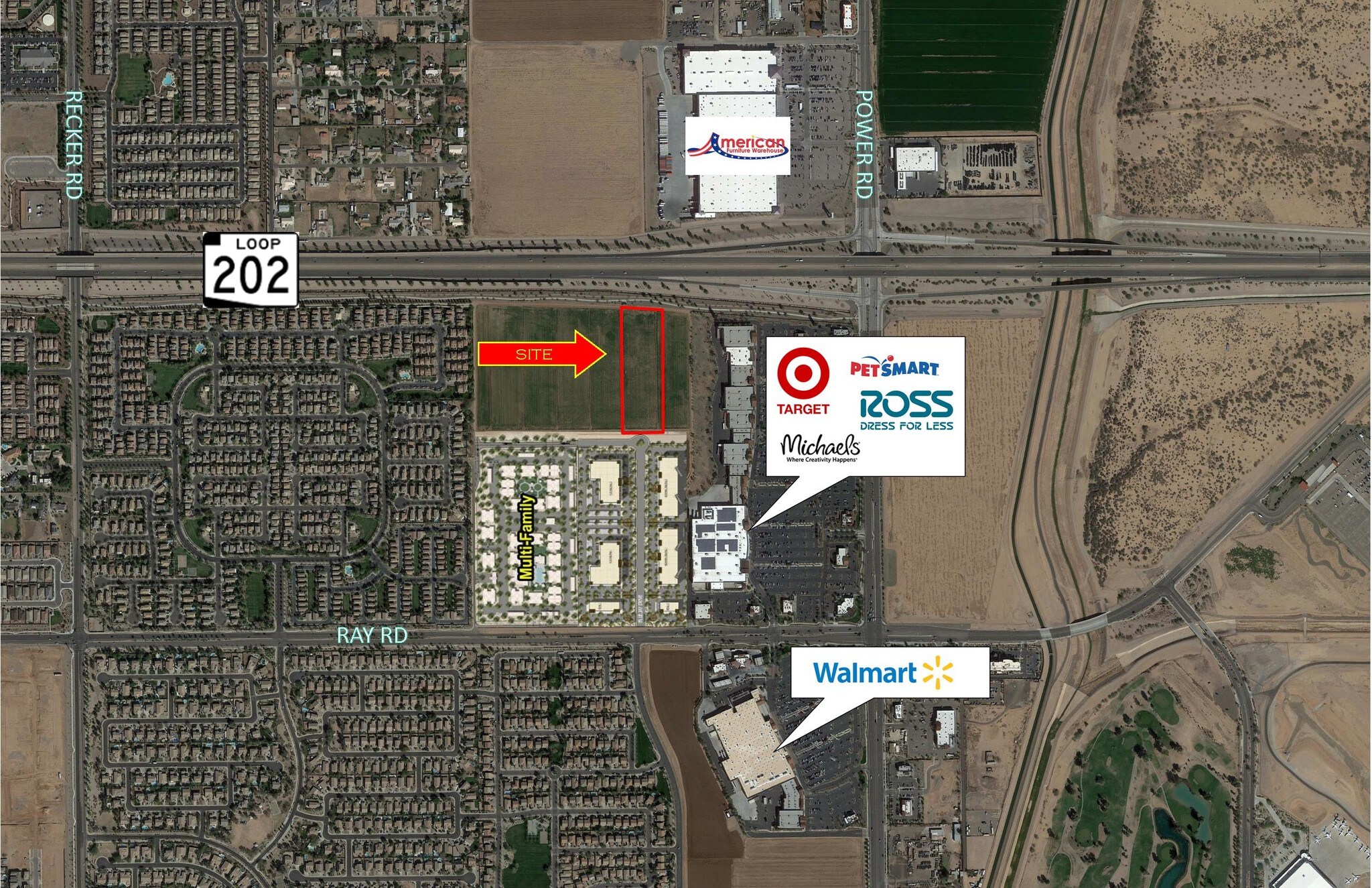 Power Rd, Gilbert, AZ for sale Aerial- Image 1 of 1
