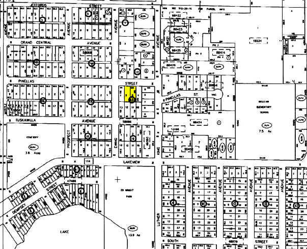 1005 Pinellas St, Clearwater, FL for lease - Plat Map - Image 2 of 9