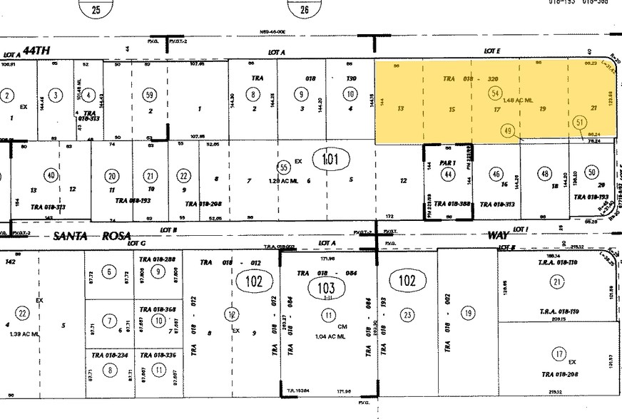 73733 Fred Waring Dr, Palm Desert, CA for lease - Plat Map - Image 3 of 15