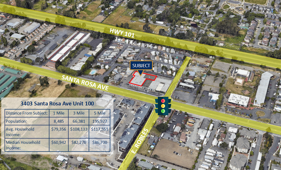 3403 Santa Rosa Ave, Santa Rosa, CA for lease - Building Photo - Image 3 of 12