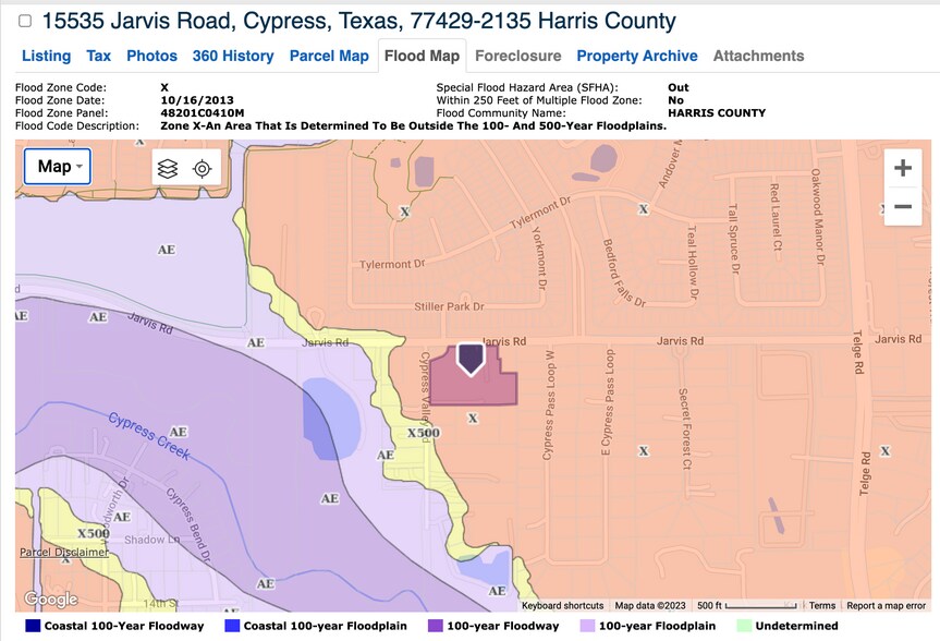 15535 JARVIS Rd, Cypress, TX 77429 Jarvis